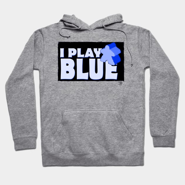 I Play Blue Hoodie by Jobby